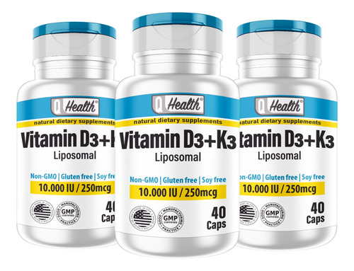 Vitamina D3 40 Caps X 3 Unds - Unidad a $187