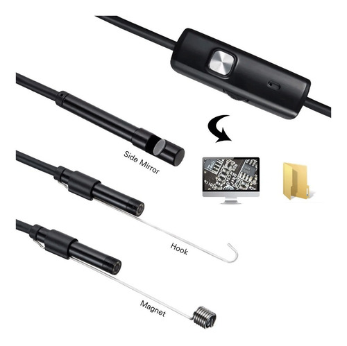 Imagem 3 de 7 de Camera Inspeção Sonda Endoscópica Android Pc Usb 5m