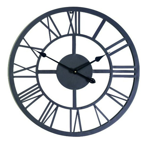 Reloj De Pared Gigante  8450 Con Números Romanos, 21.5  X 21