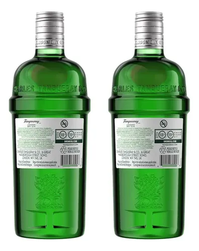 Combo Gin Tanqueray London Dry 750ml 2 Unidades | MercadoLivre