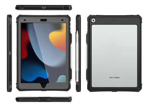 Funda Uso Rudo De iPad 10.2 2019/2020/2021 Contra agua ip68