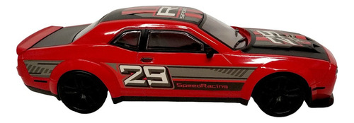 Auto Deportivo A Friccion Speed Racing Color Rojo