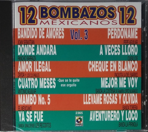 12 Bombazos Mexicanos - Vol.3 - Cd