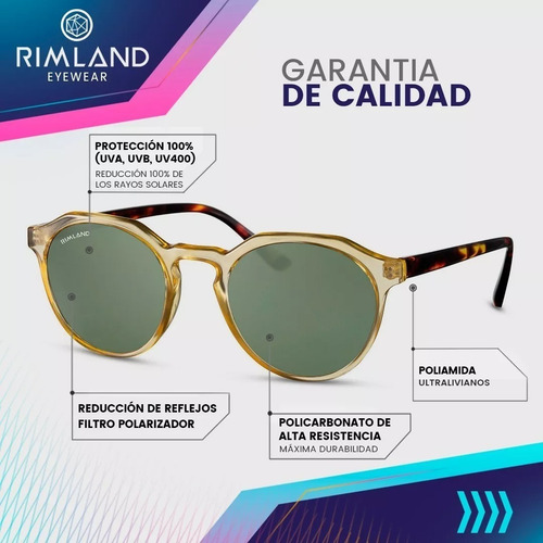 Imagen 6 de 8 de Anteojos Lentes De Sol Rimland Blink Carey