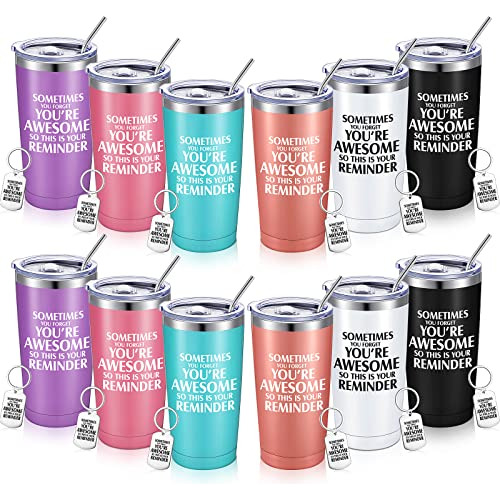 Thank You Gifts, Inspirational Tumbler With Keychain Ap...