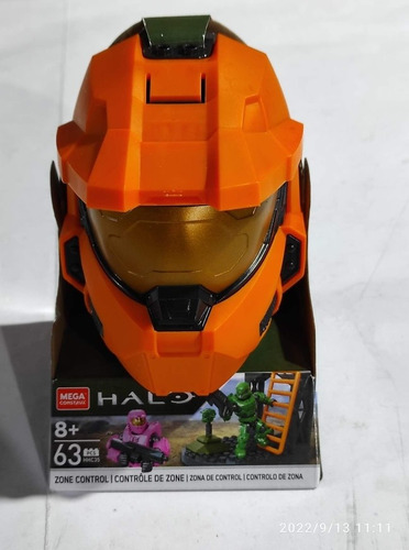 Halo Casco Mega Construx Naranja Mattel (Usado)