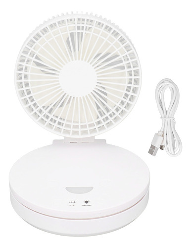 Ventilador De Escritorio Ajustable Con Carga Usb, Mini Mesa