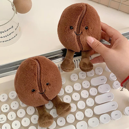 M Lindo Muñeco De Peluche Con Forma De Grano De Café