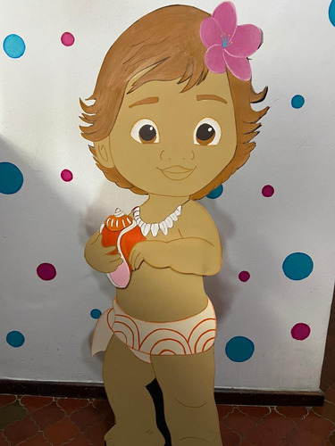 Moana Bebe Imagen Figura Personajes Para Decorar