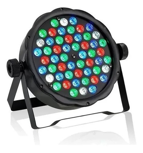 Imagen 2 de 2 de Luz Protón Par 54 Leds Rgb Slim Tacho Dmx Profesional Dj's