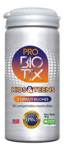 Suplemento en comprimidos masticables Newscience  PRO BIOTIX Kids & Teens probiotico