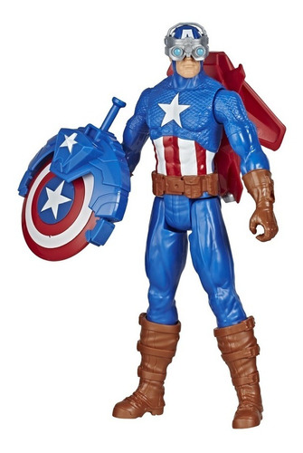 Boneco Capitão América Com Acessórios Hasbro - E7374