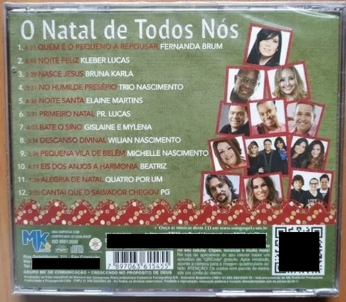 Cd O Natal De Todos Nós Novo Lacrado | MercadoLivre Cd O Natal De Todos Nós Novo Lacrado | MercadoLivre