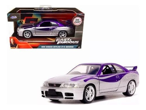 Auto 1995 Nissan Skyline Gt-r Rápido Y Furioso Escala 1:32