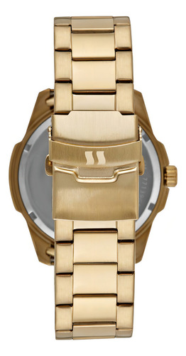 Relógio Seculus Masculino Solar 77139gpsvda4 Aço Dourado