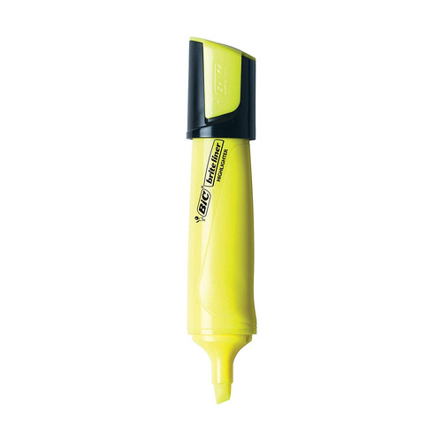Bic Brite Liner Plana De Resaltado, Punta Cincel, Colores Su
