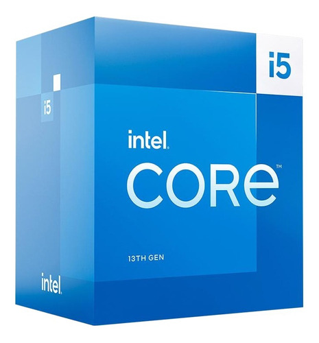 Procesador Intel Core I5-13400F BX8071513400F  de 10 núcleos y  4.6GHz de frecuencia con gráfica integrada
