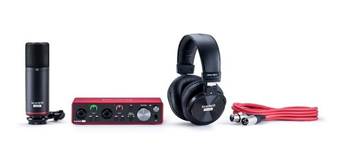 Imagem 4 de 10 de Kit Home Studio Scarlett 2i2 Studio - 3a Geração - Focusrite - Com Nota Fiscal E Garantia De 2 Anos Proshows!