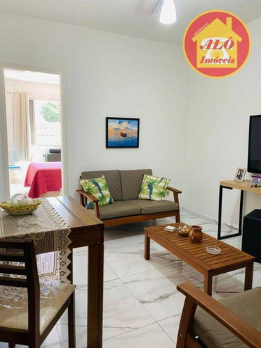 Imagem 1 de 14 de Apartamento Com 1 Dormitório À Venda, 50 M² Por R$ 180.000 - Ocian - Praia Grande/sp - Ap6875