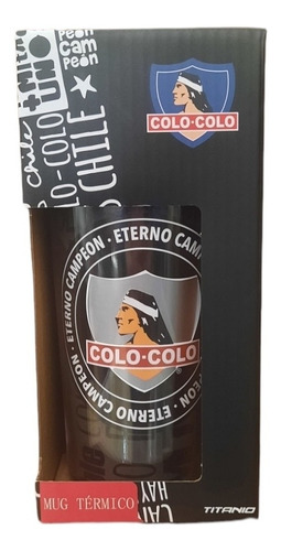 Mug Termico Colo Colo Producto Oficial Frio - Caliente