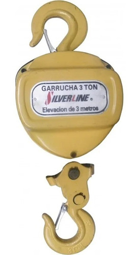Polipasto 3 Ton Garrucha Cadena 3mts Silverline Dc-gc3