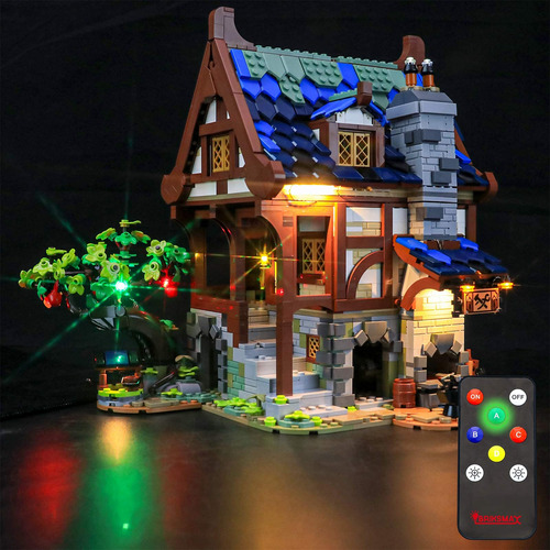 Iluminación Led Para Herrero Medieval Compatible Lego 2132