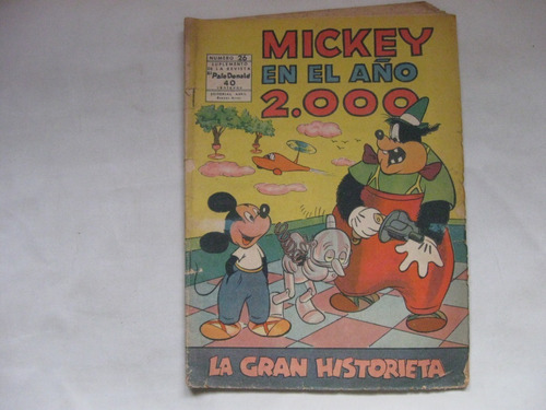 Revista La Gran Historieta N° 26 Mickey En Año 2000 Donald
