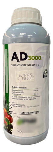 Ad 3000, Adherente Surfactante Dispersante Agrícola 1 Lt