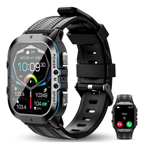 Oukitel Bt20 - Reloj Inteligente Militar Para Hombres Y Muje