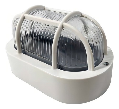 Kit Utron 5 Luminárias Arandela Tartaruga Parede Externa Cor Branco