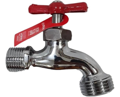 Llave De Chorro Acabado Cromado 1/2pulgx3/4puLG Marca Run