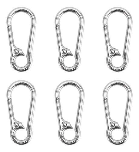 Mosquetón Spring Snap Hook, 20 Unidades, Llavero Con Cierre,