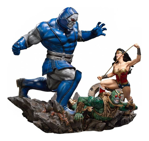 Imagem 1 de 5 de Wonder Woman Vs Darkseid Diorama 1/6 Dc Comics Iron Studios
