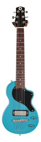 Blackstar Carry-on-st Tib Guitarra Eléctrica De Viaje Azul Color Celeste Material del diapasón Laurel Orientación de la mano Diestro