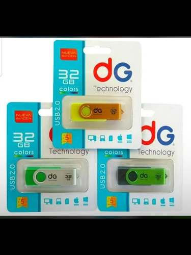 Memoria Usb Dg Technology De 16 Y 32gb Usb 2.0