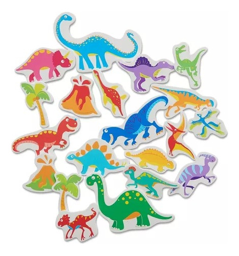 Dinosaurios Para Jugar En La Bañera X20 Figuritas Jurásico