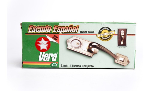 Escudo Espanol Niquelado 2 Piezas Vera