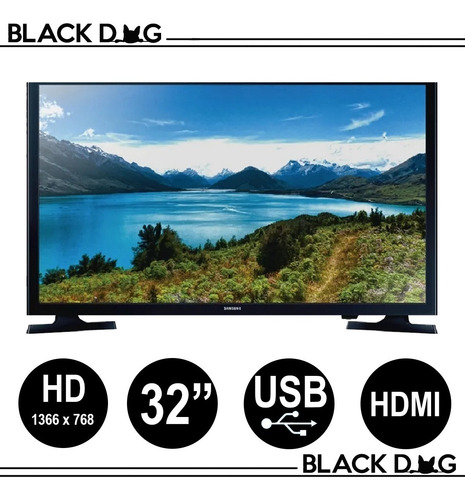 Imagen 3 de 5 de Smart Tv Led Samsung 32 Netflix Wi Fi + Soporte
