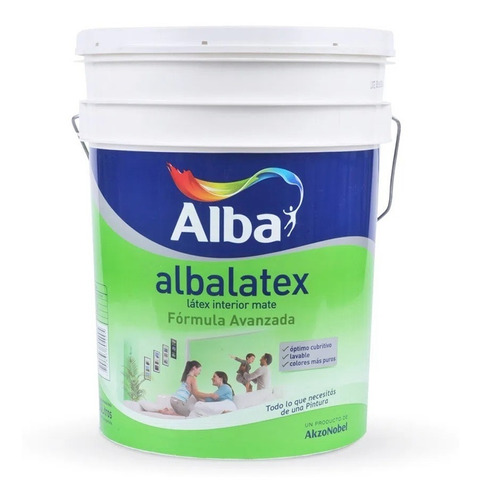 Albalatex Mate Pintura Interior Blanco X 20 Litros Alba