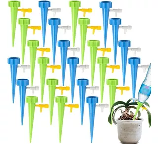 Kit 24 Pcs Gotejador Irrigador Acoplável Garrafa Pet Planta