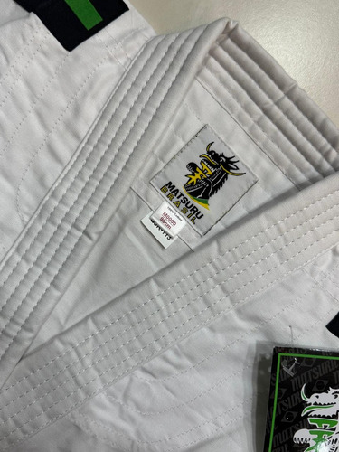 Kimono Start Infantil Judô Jiu-jitsu Karate Branco + Faixa Branco Mo/110