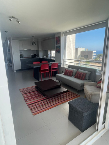 Imagen 6 de 15 de Oportunidad Departamento En Con Con Con Vista Al Mar Hermoso