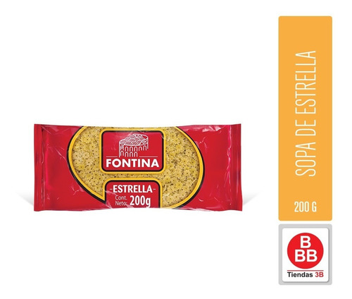 Pasta Estrella Fontina, 200 G.