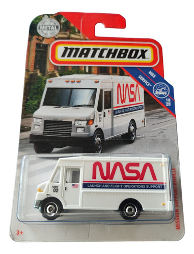 Auto Matchbox Camión Mission Support Nasa Unit 02 Vehicle