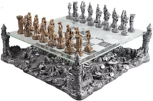 Tabuleiro de Xadrez temático império chinês