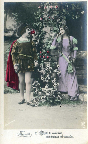 Postal Antigua Coleccion.amor-lote De 6 Postales