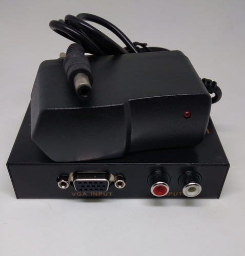 Adaptador Conversor Vga A Hdtv Metal 12 Cuotas Contado