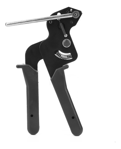 Negro Cable Tie Pistola De Acero Inoxidable Lazos Tensor Aut