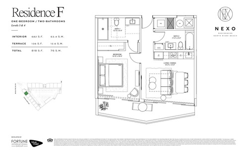 Departamento En Condominio Nexo Miami