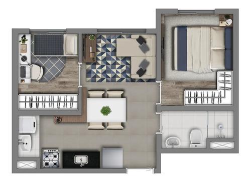 Imagem 14 de 16 de Apartamento À Venda No Bairro Guaianases - São Paulo/sp - O-11832-21429